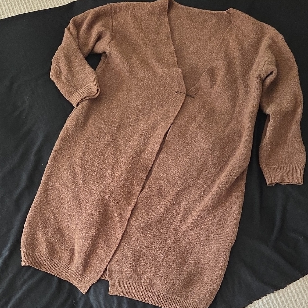 Vintage Open-Front Sweater